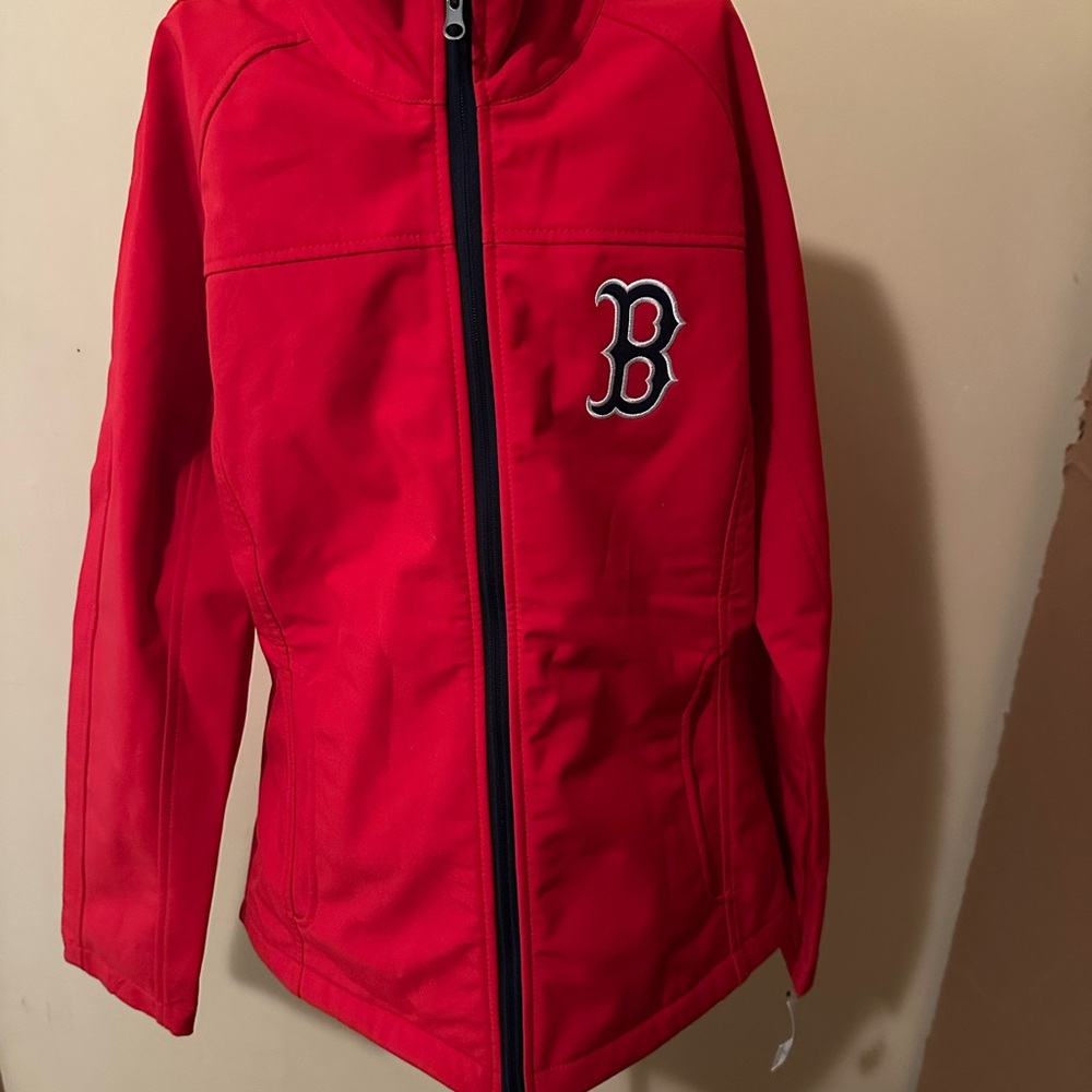 Boston Red Sox Genuine MLB Zip Jacket Red Woman’s Size L
